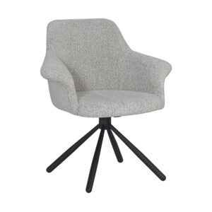 Ēdamistabas krēsls Pari/Odessa 600-Swivel Conic KD, gaiši pelēks