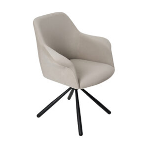 Ēdamistabas krēsls Pari/Anka 04-Swivel Conic KD, Gaiši pelēks