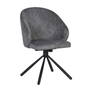 Ēdamistabas krēsls Patya/Uras 12-Swivel Conic KD, Pelēks