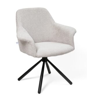 Ēdamistabas krēsls Pari/Odessa 650-Swivel Conic KD, gaiši pelēks