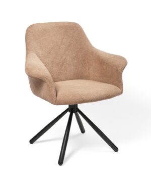 Ēdamistabas krēsls Pari/Coco 5-Swivel Conic KD, Brūns