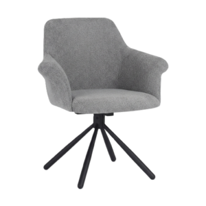 Ēdamistabas krēsls Pari/Anka 04-Swivel Conic KD, Gaiši pelēks