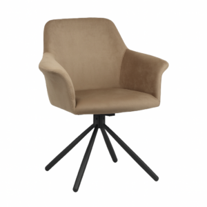 Ēdamistabas krēsls Pari/Anka 06-Swivel Conic KD, pelēcīgi brūns