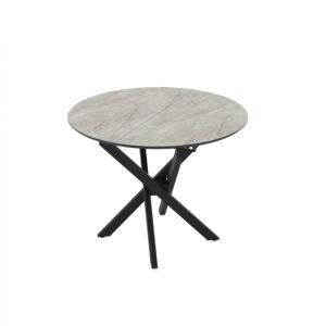 Izvelkams ēdamgalds Ruta 95 / Lagina Melamine, gaiši pelēks (marmora raksts)