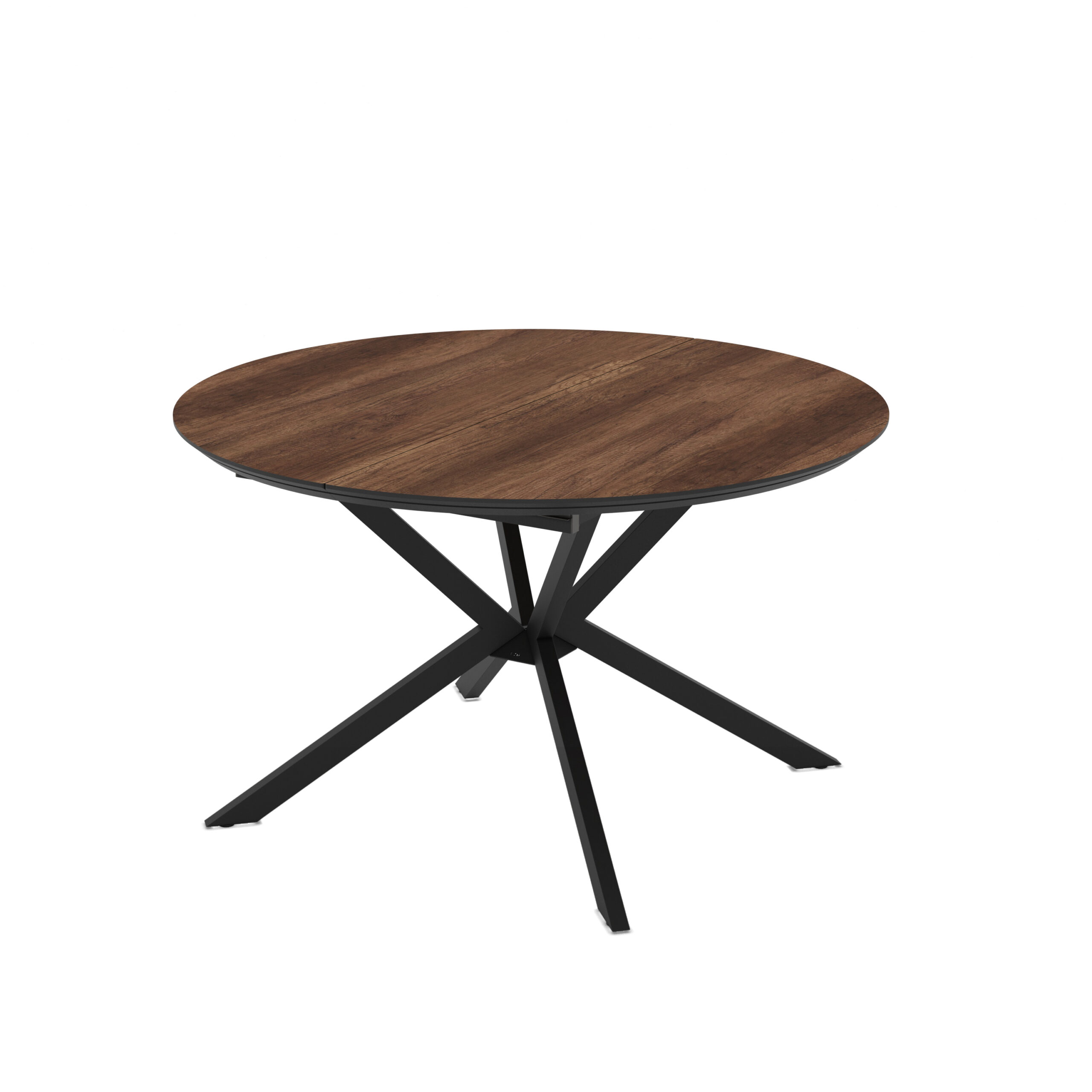 Izvelkams ēdamgalda galds Dobok 126 Table / Barok, Tumši brūns (koka imitācija)