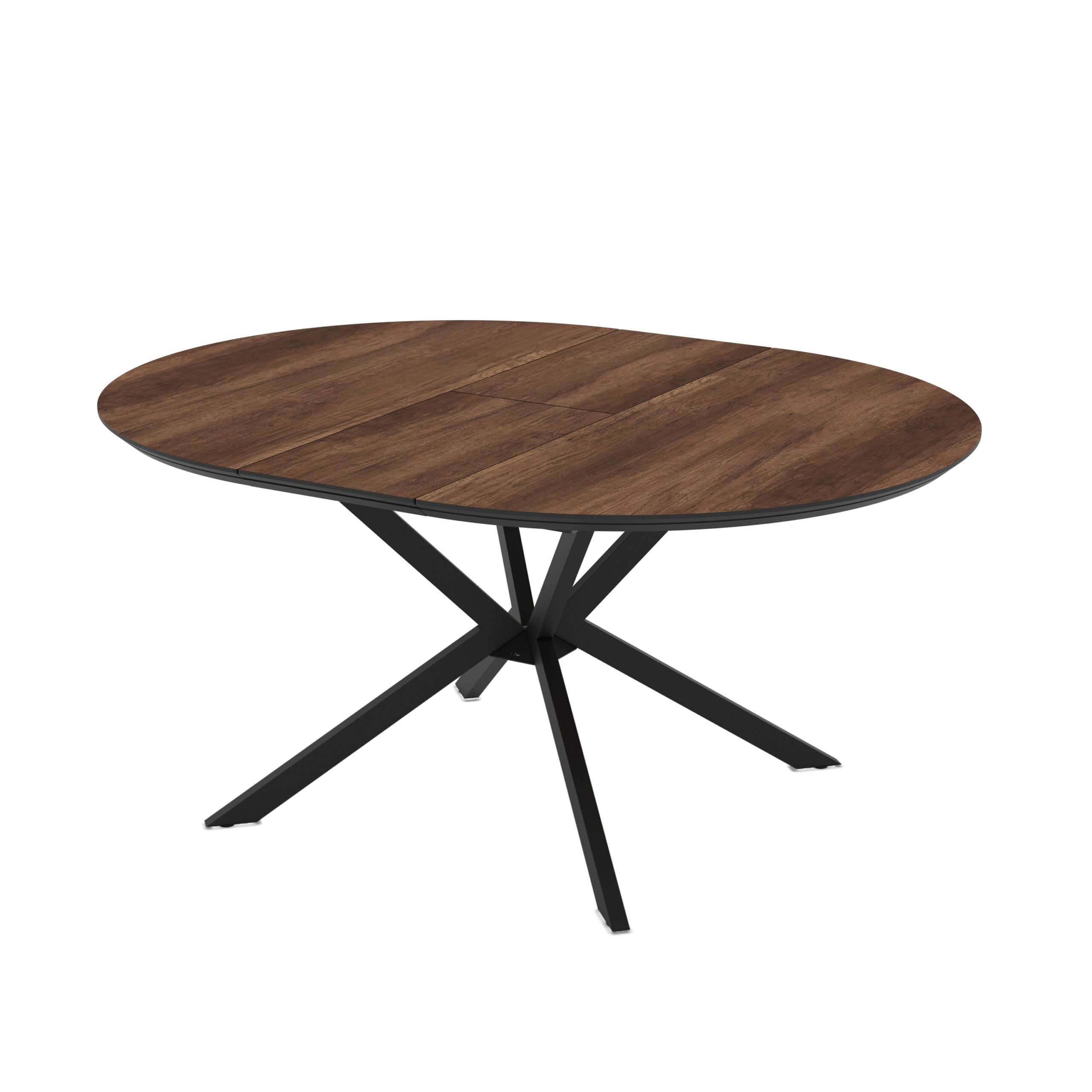 Izvelkams ēdamgalda galds Dobok 126 Table / Barok, Tumši brūns (koka imitācija) - Attēls 5